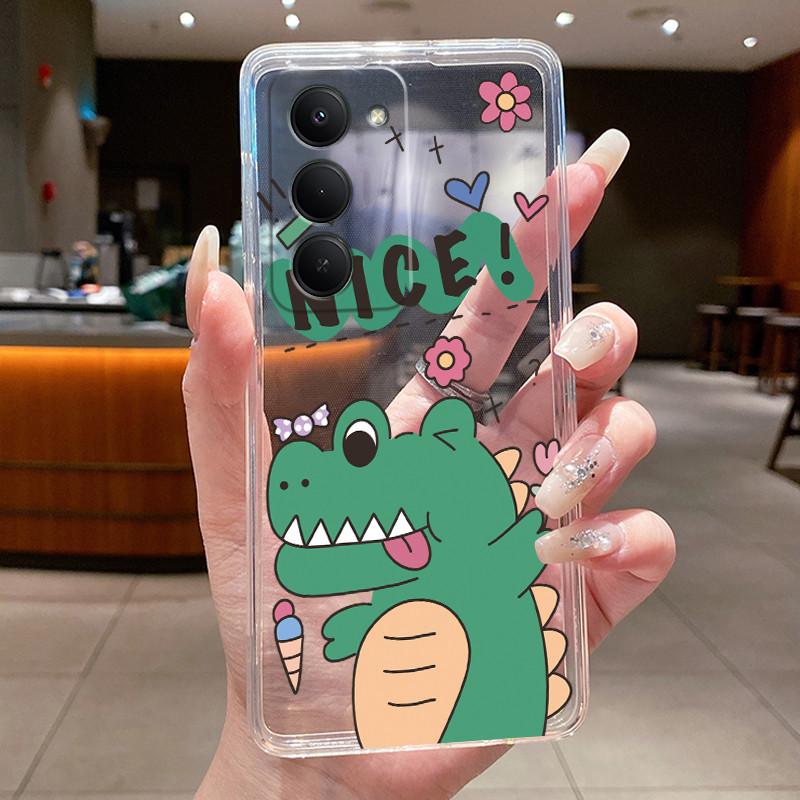 New Design For Redmi 15 5G Case Clear Luxury Fashion Butterfly Flower Pattern Soft TPU Silicone Phone Cover For Redmi15 5G Case