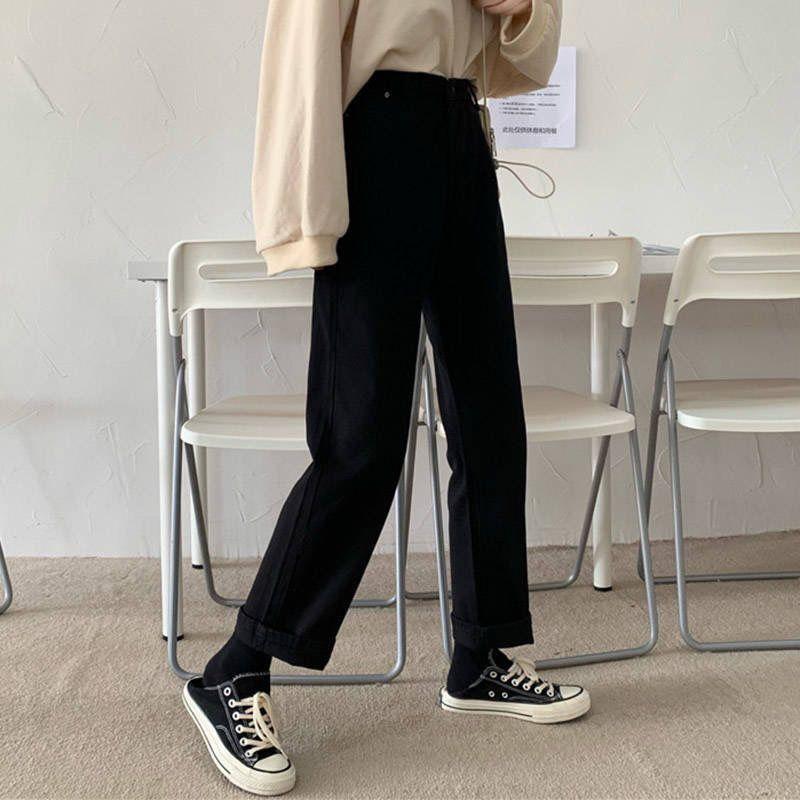 Straight Leg Jeans for Women High Waist Trend Denim Pants Mom Jean Baggy Pants Casual Comfort Trousers Oversize