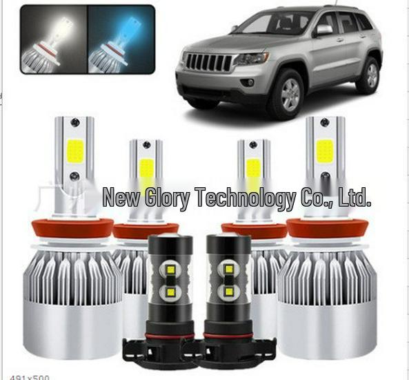 LED Scheinwerfer Kombi-Set: H11, H8, H9005, 9006, H4, H7, H13, 9007, 880, 881