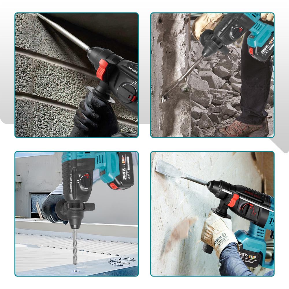 Mașină de găurit cu ciocan electric fără perii YOFIDRA, 26 MM