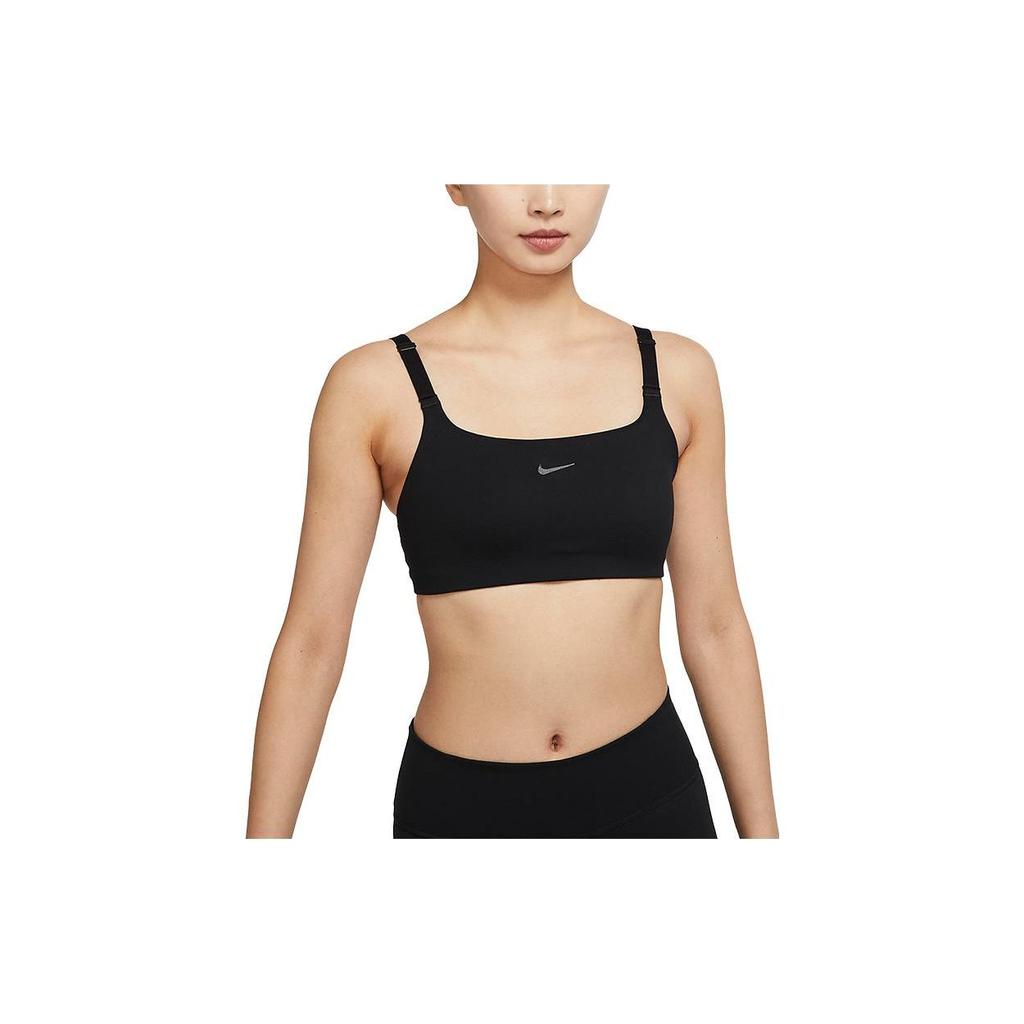 Nike Logo Print Sports Bra Women Underwear Black DM0652-010