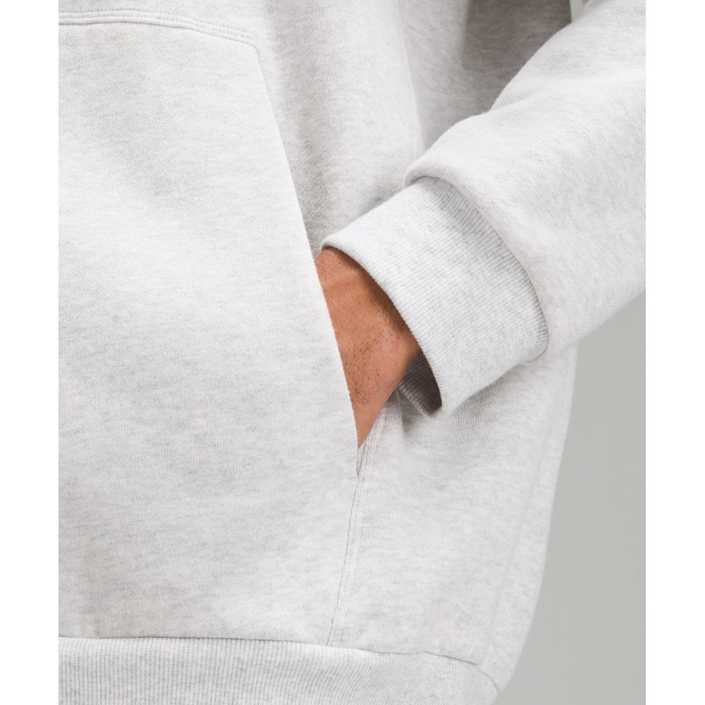 Lululemon Steady State Full Zip Hoodie Heathered Core Ultra Light Grey White