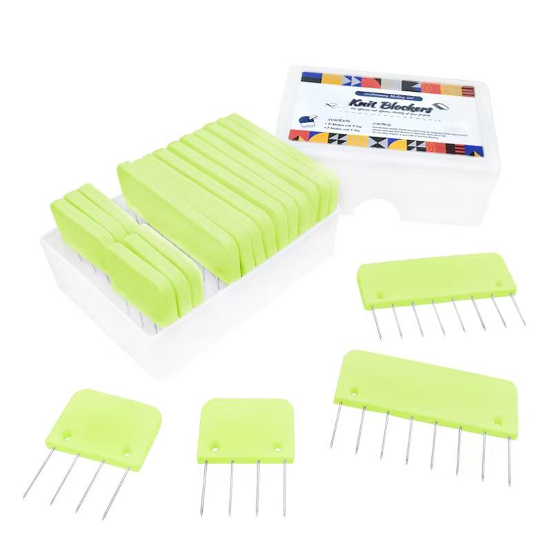 Scarf and Sweater Shaping Pins & Rake Knitting Tools Set