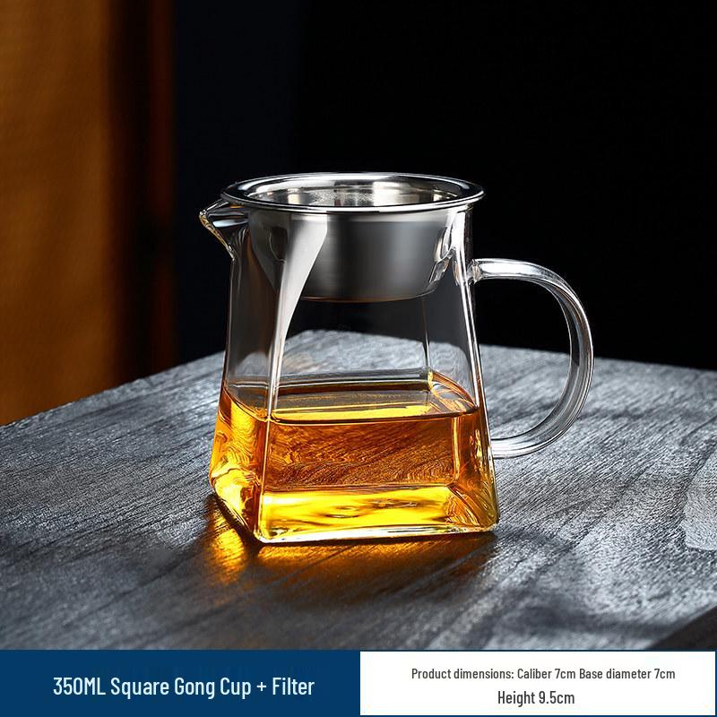 Borosilicate Glass Fair Cup & Tea Infuser Set