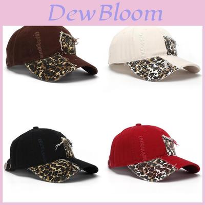 Leopard Print Baseball Cap With Sun Protection For Casual Wear