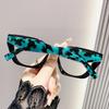 INS Women Leopard Reading Glasses Europe&America Square Big Frame Computer Eyeglasses Presbyopia Eyewear +1.0+1.5 ...+4.0