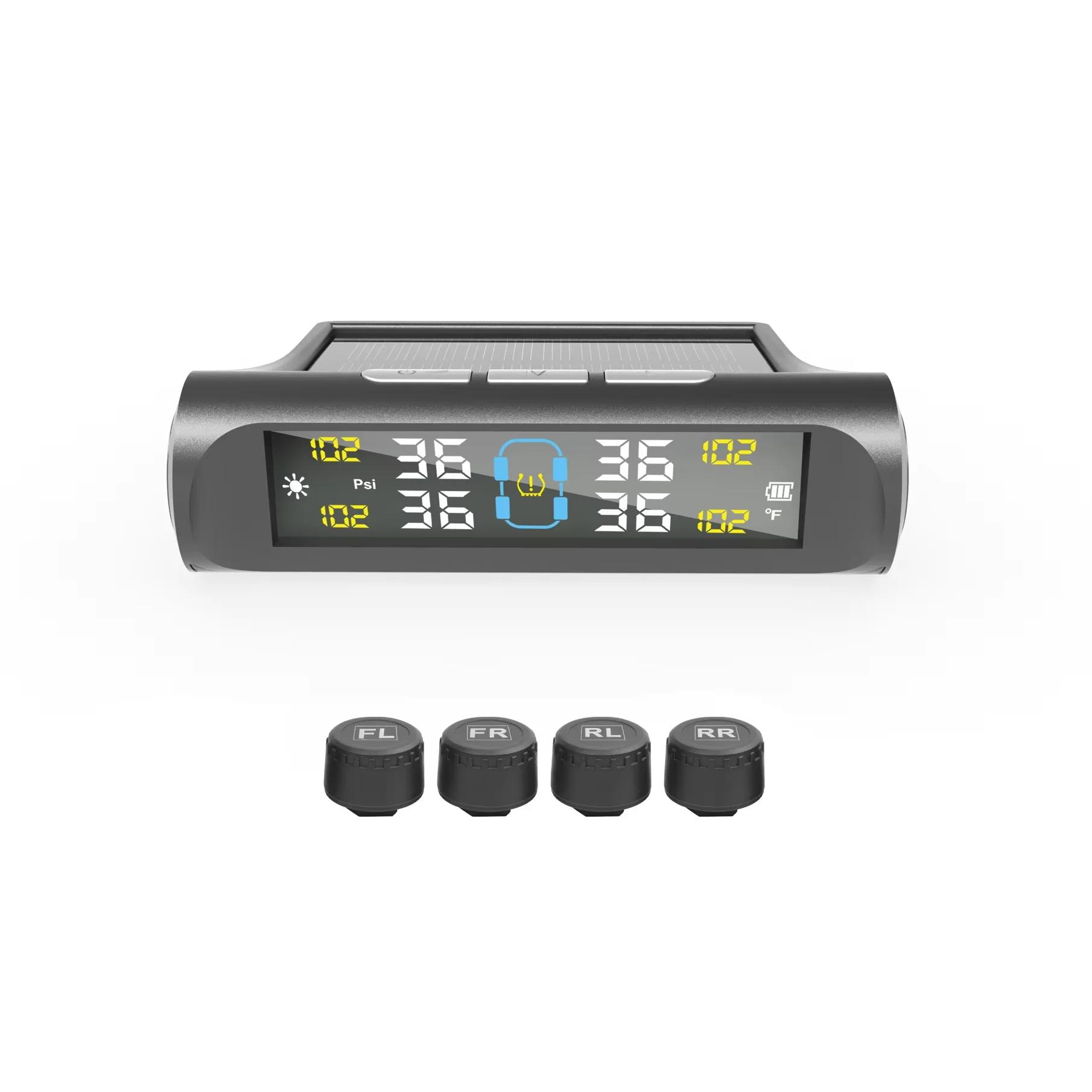 Car Tire Pressure Monitoring System Car Tyre Pressure Monitor Tyre Pressure Alarm 4 External Sensors External Sensor