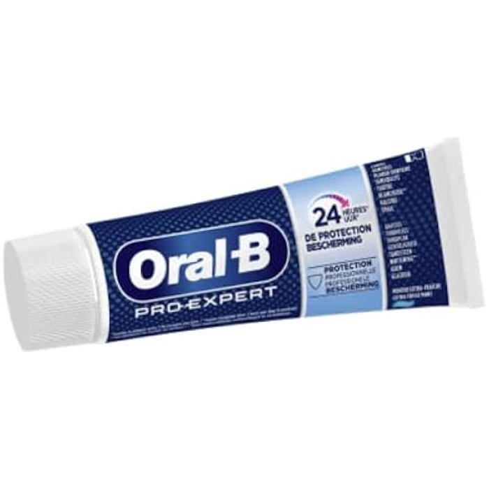 Dentifrice - ORAL-B - PRO-EXPERT PROTECCION PROFESIONAL - 2 X 75 Ml - Protection Avancée - Pour Adultes