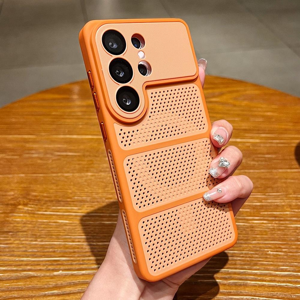 Luxury Heat Dissipation Camera Protection Phone Case For Samsung Galaxy S26 S25 S24 Ultra Magnetic Charging Shockproof Cover