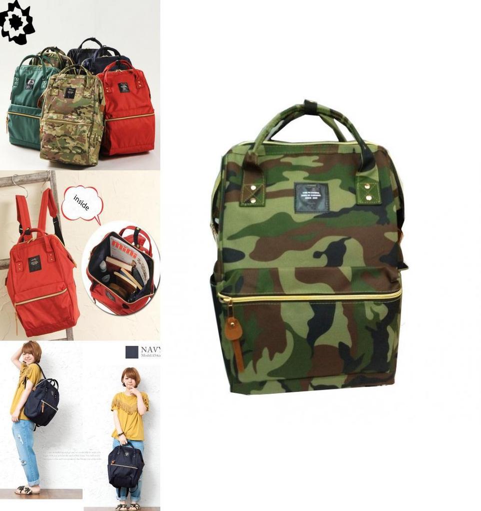 Canvas Fashion Students Backpack Unisex High Quality Waterproof School Bag
