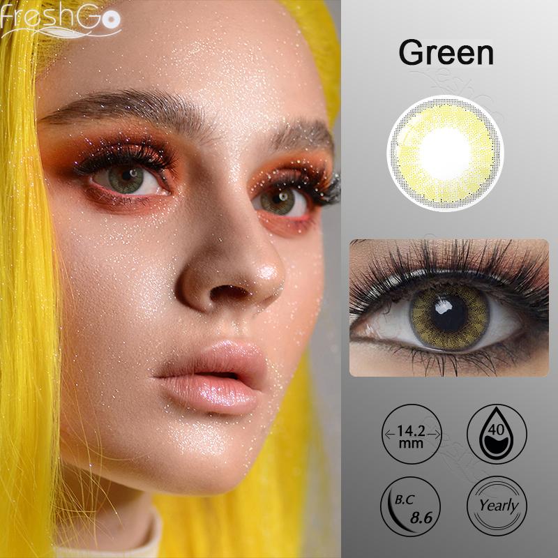 Lenti a contatto a colori a sfera di vetro Brillante Cosmetico Lenti a  contatto per occhi Lenti colorate annuali per occhi 1 paio acquista in modo  economico — spedizione gratuita, recensioni reali