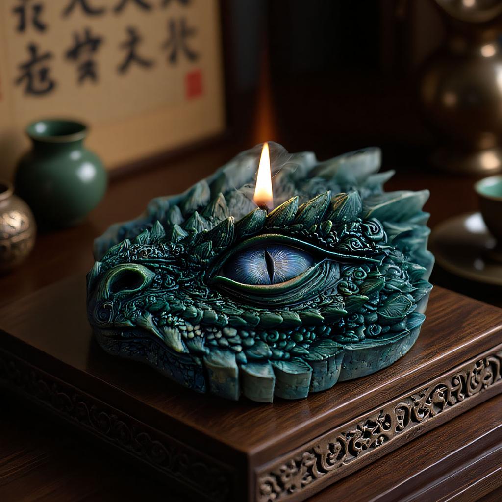 Dragon Eye Silicone Molds Candle Molds for Candle Making 3D Resin Molds