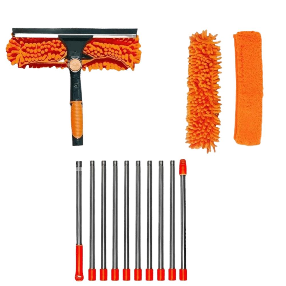 11 Style Combinations Dust Brush Set Window Washing Kit High-rise Homes, Ceilings, Corner Cobwebs,