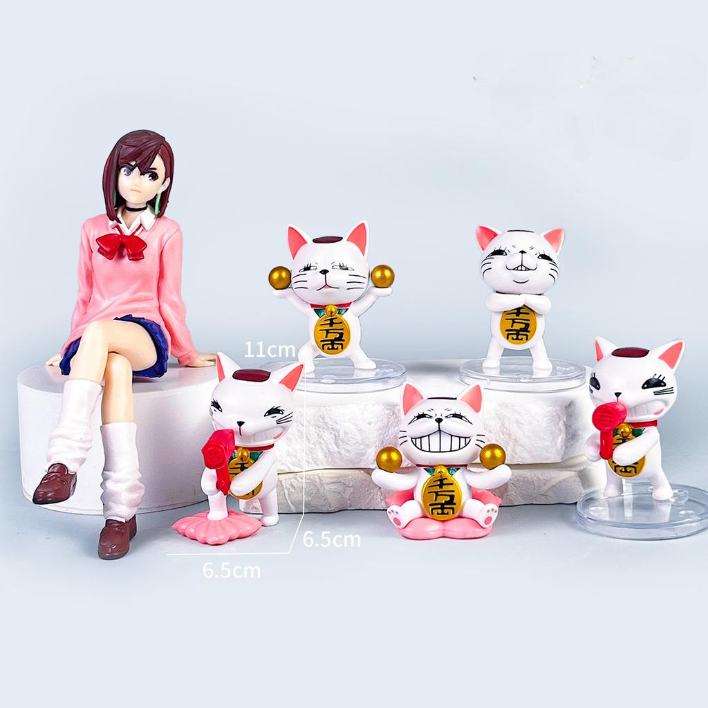 Danda Party High Speed Granny Collection Anime Figurines Trendy Toys Maneki-Neko Peripherals