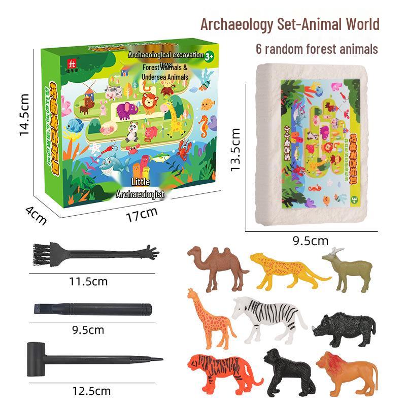 Dinosaur Fossil Excavation Kit: Educational Science Toy for Kids