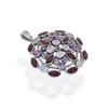 Natural Multi Gemstone Pendant, 925 Silver Jewelry, Statement Pendant, Gift for Mom