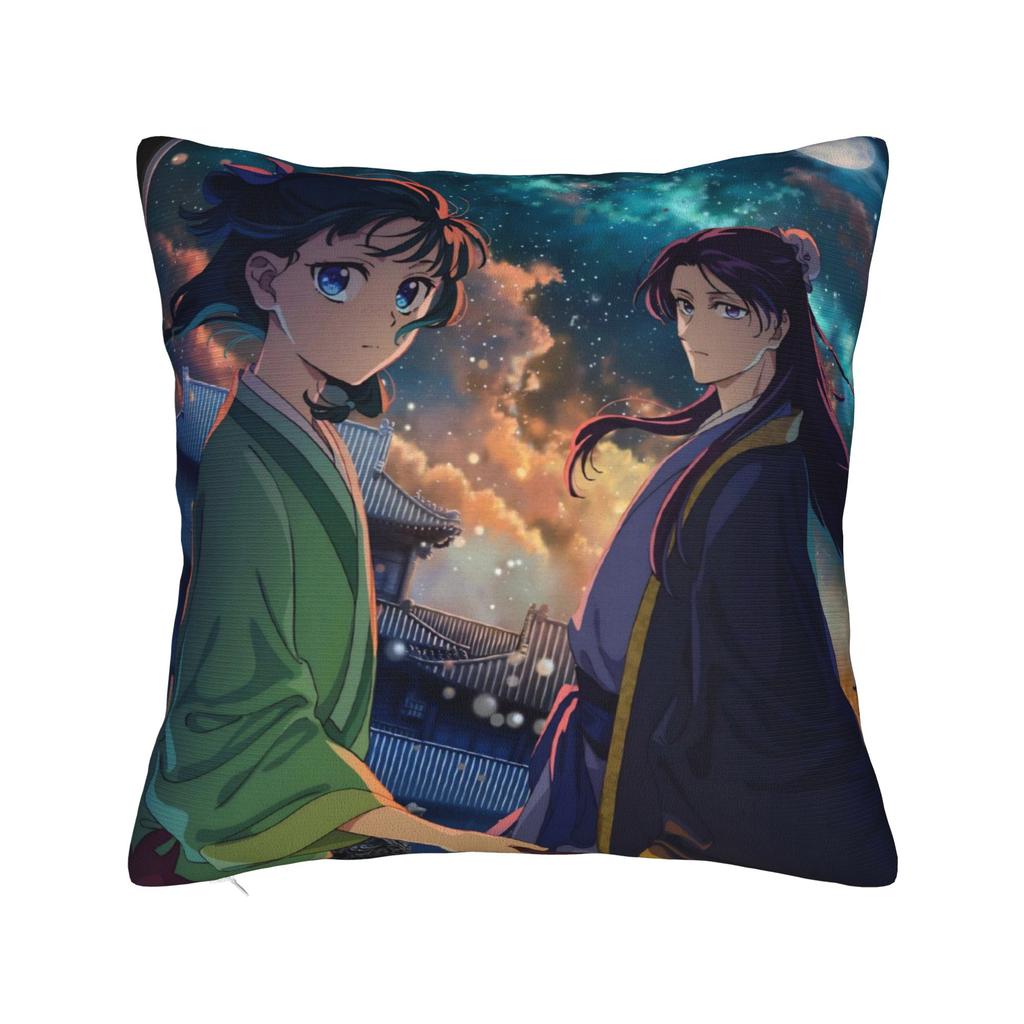The Apothecary Diaries Maomao Pillowcase Soft Polyester Cushion Cover Decor Cartoon Anime Throw Pillow Case Cover Bed Zipper