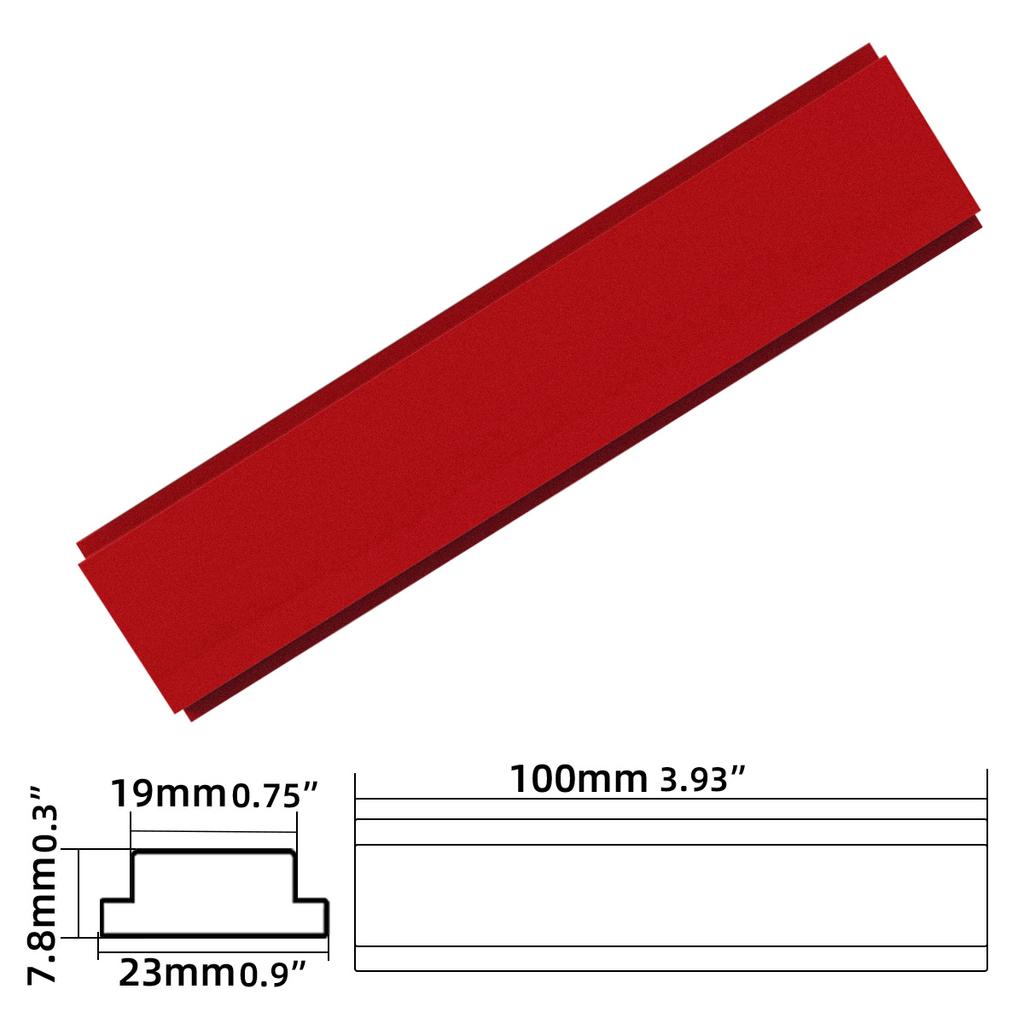 100MM T-Slider Aluminum Alloy Miter T-Track 30/45 Type T-slot Miter Track Jig T Screw Fixture Slot Woodworking Tools
