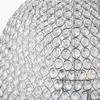 Modern Round Ball Iron Chandelier for Dining Room Bedroom Dia 40CM Led Lamps Simple Crystal Chandeliers Lustre Hanging Lighting