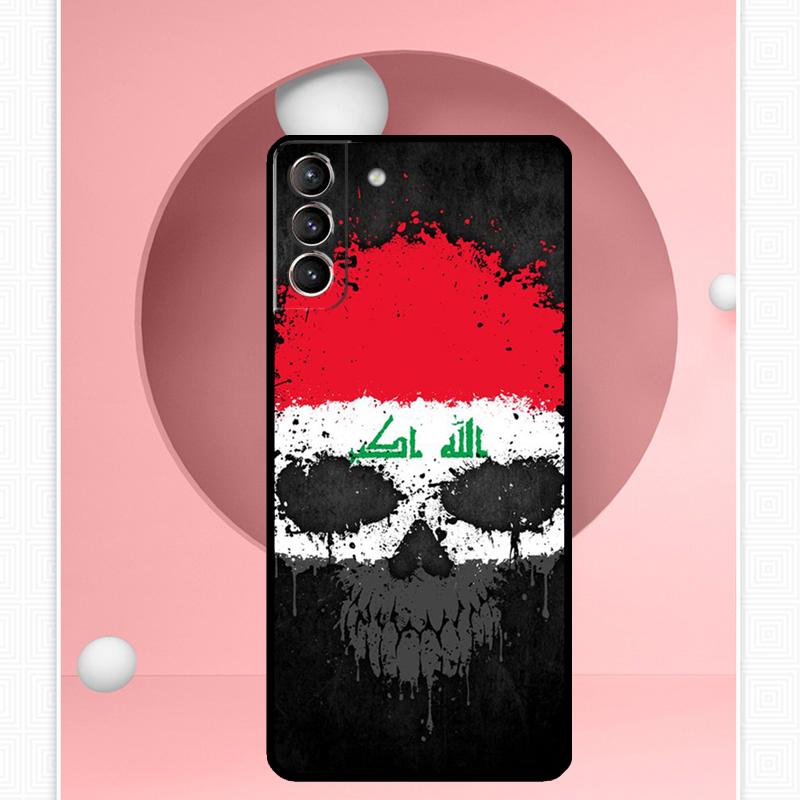 Iraqi Iraq National Flag Case For Samsung Galaxy S24 S23 Ultra S22 S20 FE S21 FE Note 10 20 S8 S9 S10 Plus Cover
