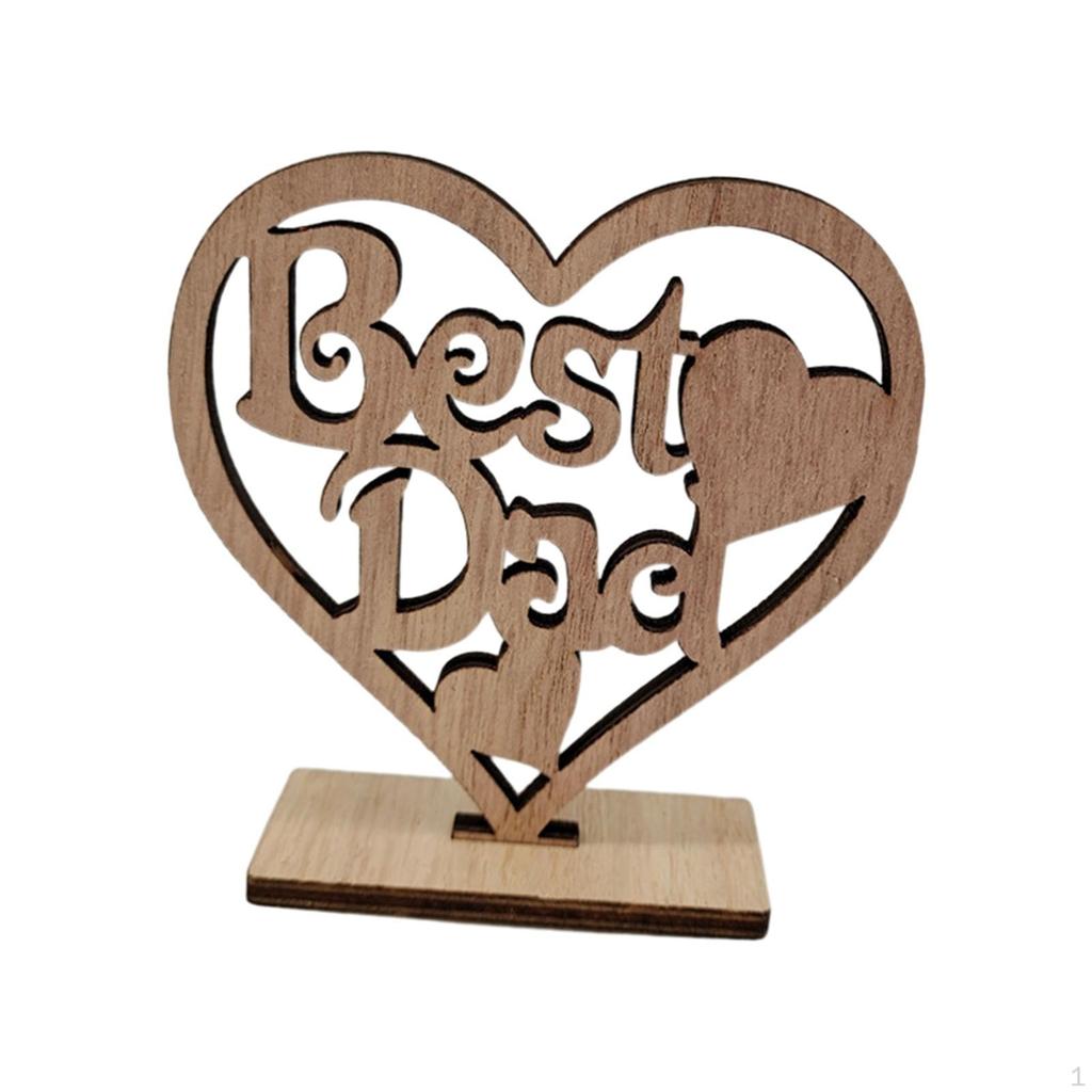 Decoration Desk Ornament Best Gifts for Dad Appreciation Decorative Sign Thoughtful Show How