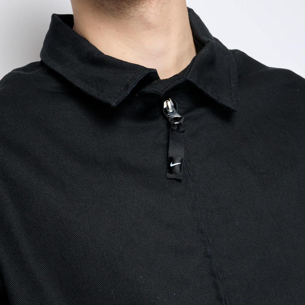 Nike SB Zip-Up Elastic Loose Jacket Unisex Outerwear Black FQ0406-010