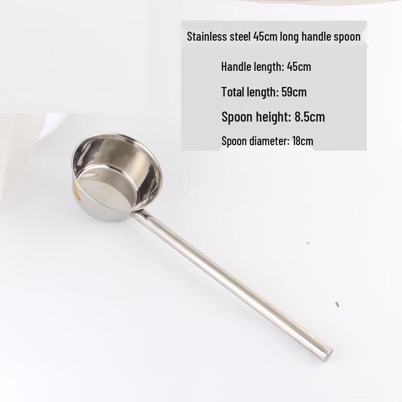 

Yudet Commercial Stainless Steel Long-Handle Soup Ladle