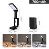 Rechargeable Book Light LED Clip Reading Light 180°Foldable,Portable Clip On Reading Lamp 3 Colors Eye Protection Desk Lamps
