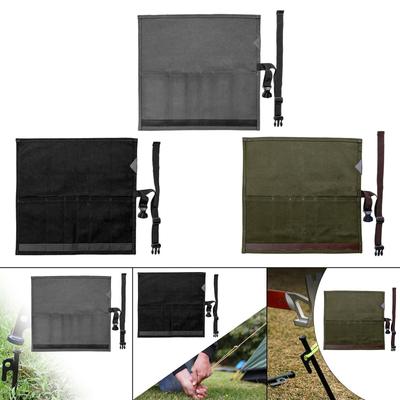 Torba na szpilki do namiotu Torba do przechowywania palików podłogowych Wytrzymała Wodoodporna Płócienna Torba na paliki do namiotu na podróże zewnętrzne Piknik Dom