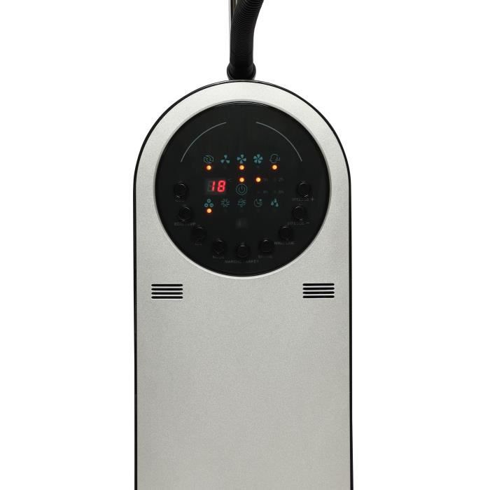 OCEANIC 3-in-1 Standing Misting Fan - Air Ionizer Function - 95W - Ø40 Cm - LED Display - Remote Control - Timer