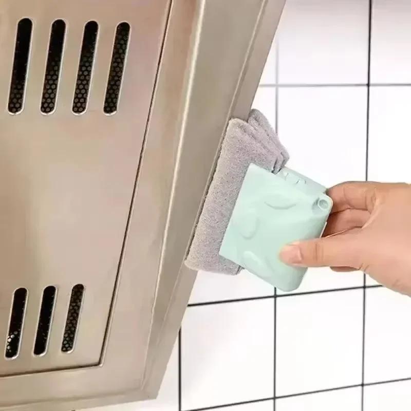 Window Groove Cleaning Cloth Kitchen Cleaning Small Window Groove Cleaning Brush Tool Door Window Sill Track Cleaner Lightweight