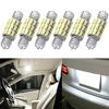 AUXITO 6X Festoon 31MM DE3175 DE3022 LED Map Dome Light Bulb 6500K Bright EOA