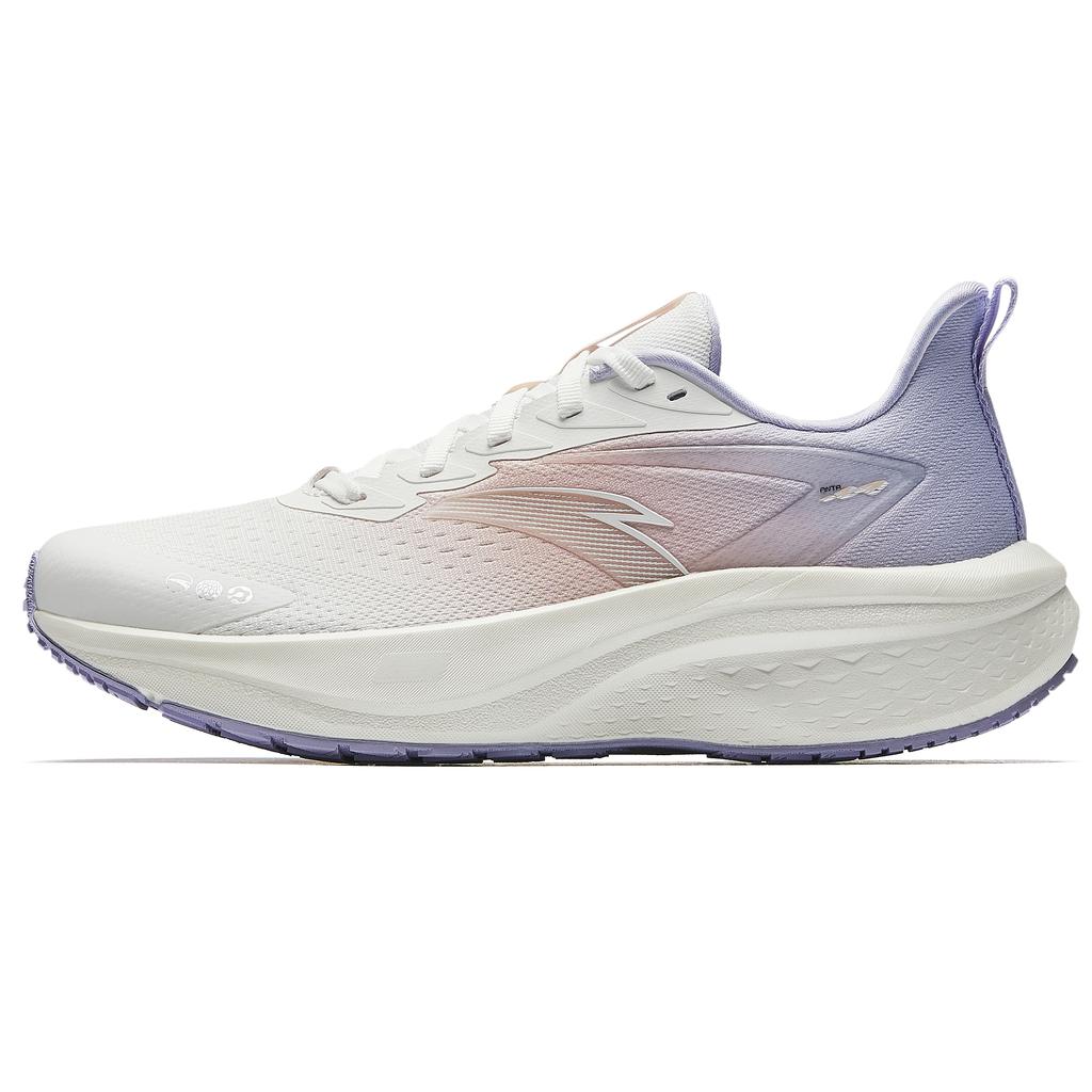 Anta Mah 5Se Comfortable Non-Slip Wear-Resistant Breathable Lightweight Low-Top Casual Running Shoes Women Sneakers White Purple Pink 122515582-5