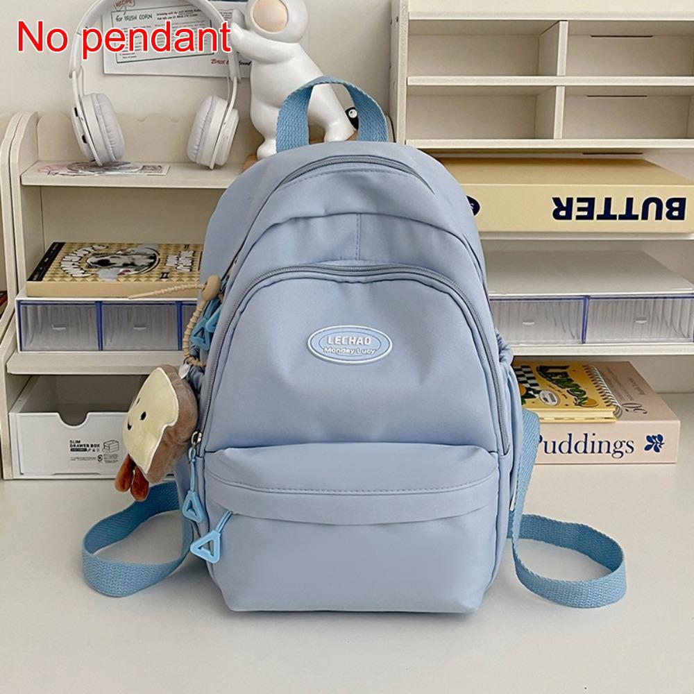 Cute Large Capacity Backpack Nylon Candy Color Bookbags Travel Knapsacks Student