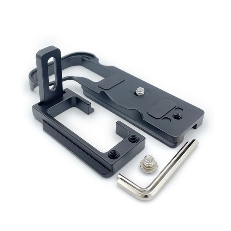 Camera Vertical Clapper L-shaped Bracket Aluminum Alloy Quick Release Plate for R10 DSLR Camera Stabilizer