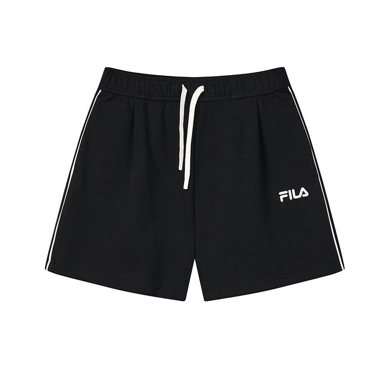 FILA Original Fashion Classic Simple Retro Sports Versatile Comfortable Loose Casual Shorts Women shorts Black F51W629601FBK XS