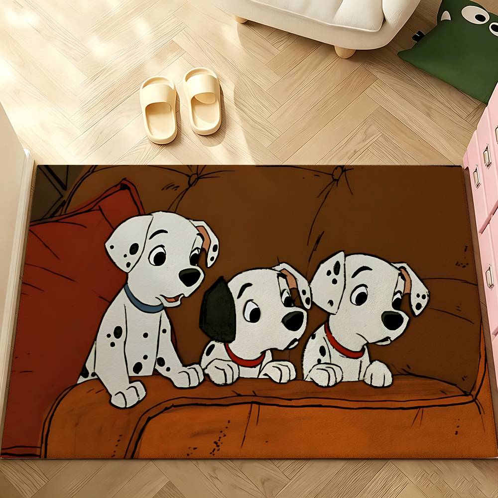 Classic Cartoon-101-D-dalmatiansS Cute Carpet Bathroom Anti-slip Door Mat Home Decoration Mat Entrance Door Scratch-resistant