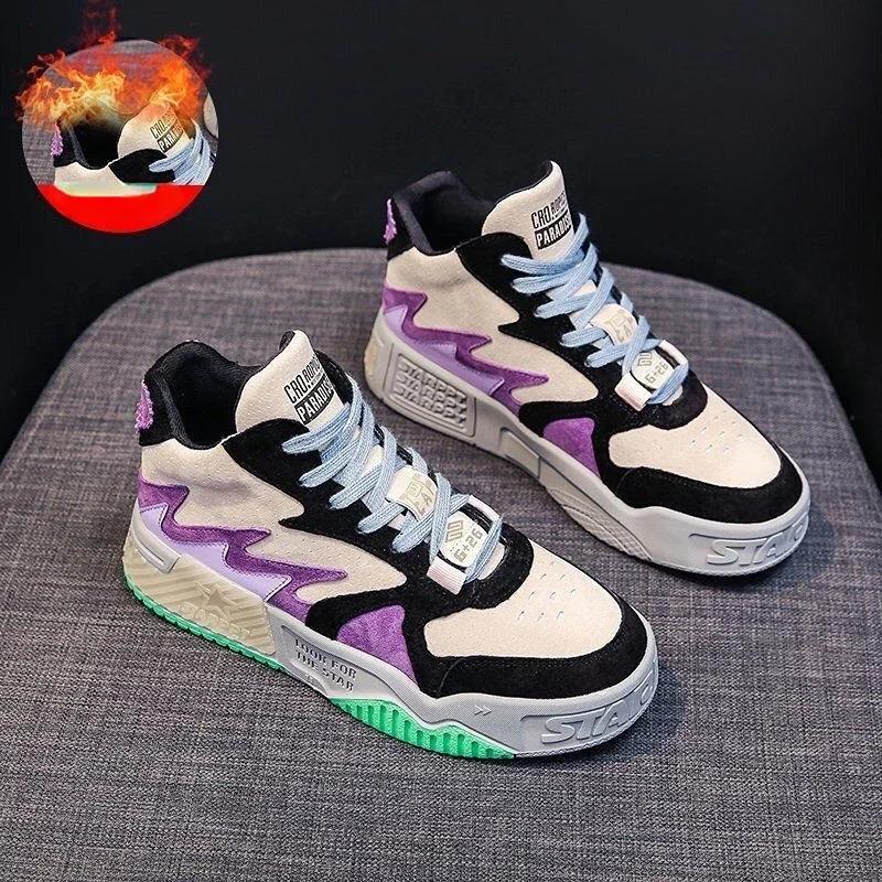 

Модные женские спортивные зимние ботинки на плоской подошве, женские кроссовки, обувь таби, элегантные на низком каблуке, для работы, модные, шикарные, противоскользящие, высокого качества, новинка 44