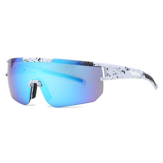 Women Cycling Sunglasses Nose Pads Sunshade Windproof No Rim Block UV Light Transparent Clear View Summer Outdoor Sunglasses Eyewear Accessories