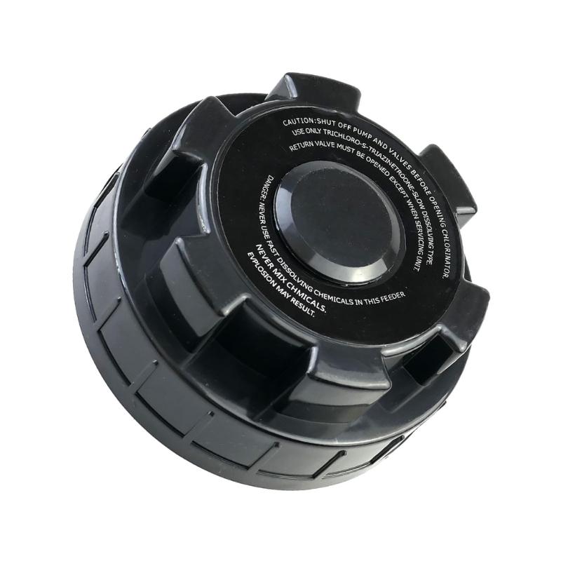 Automatic Pool Chlorine Feeder Replacement Lid Plastic Chlorine Dispenser Cover for CLX100, CLX200 Models Enduring