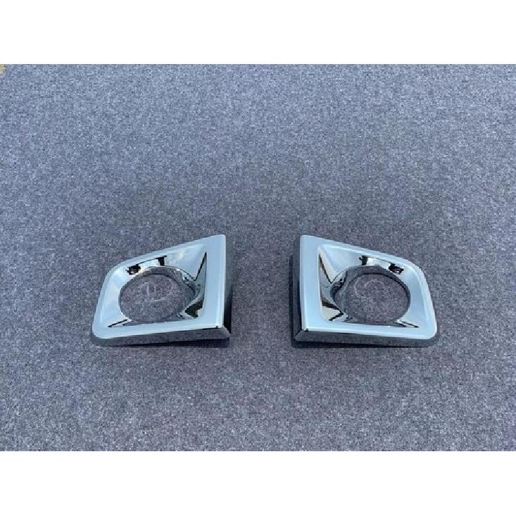 ABS Chrome Front Fog Light Frame Lid Cover Trim For 2016- Toyota Tacoma