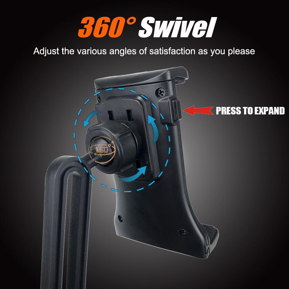 New Adjustable Car Cup Holder Tray with Phone Holder Food Tray Table 2 Cup Holders Road Trip & Car Traveling Essential Gadget
