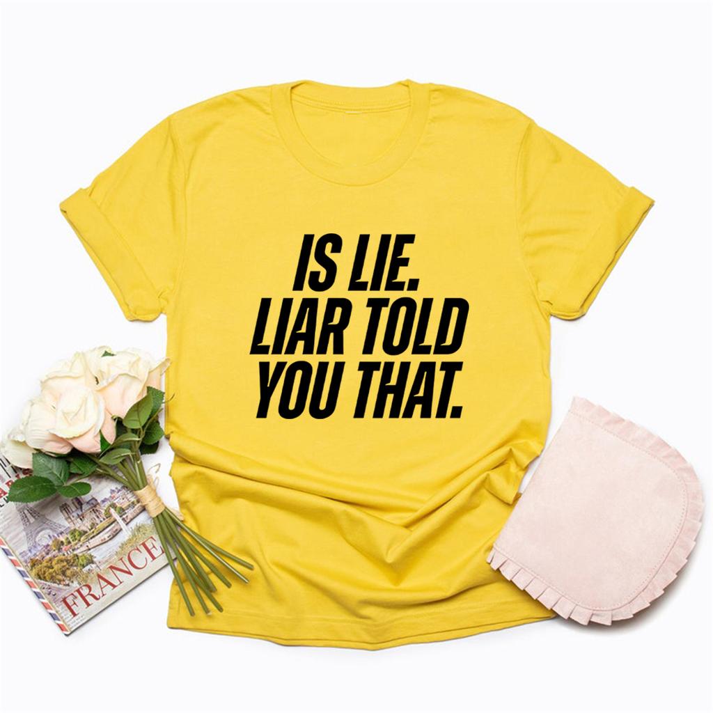 Is Lie Liar Told You That Connor Storrie Heated Rivalry Inspired Shirt Ilya and Shane Womens T-Shirt Casual Graphic T Shirts