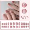 24 teile/schachtel Schnelle Nägel Verschiedene Schmetterling 3D Blumen Einfache Nail art Aufkleber Tragbare DIY Fertige Künstliche Nägel