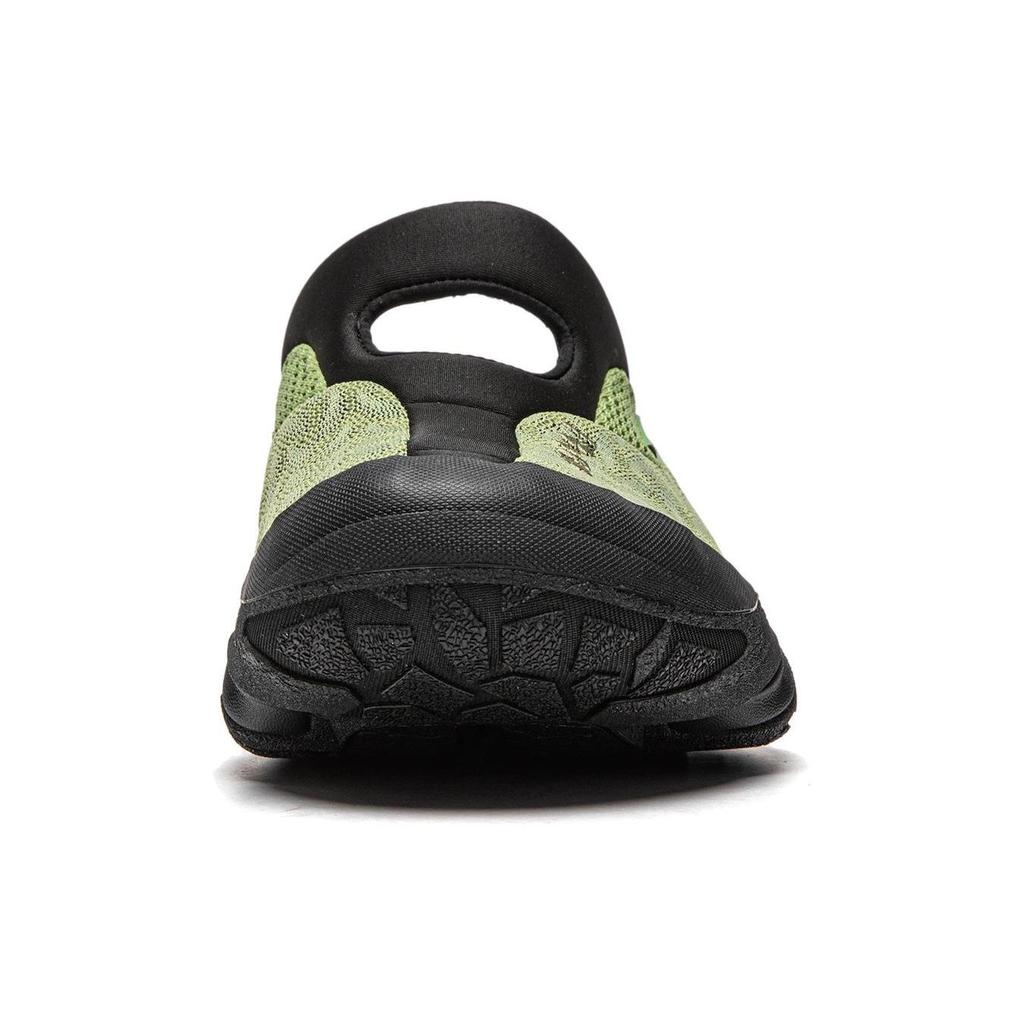 Li Ning Cf Series Hiking Slippers Comfortable Simple Shock Absorbing Wear Resistant Low Top Casual Shoes Unisex Slippers Black Green AGLU177-1
