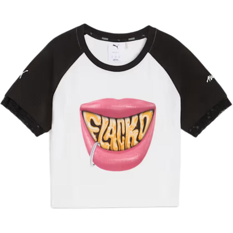PUMA X A$AP Rocky Flacko Smile Crewneck T Shirt 633419-02 L