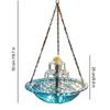 Waterfall Hanging Bird Bath Fountain Garden Courtyard Terrace With Fountain Bird Bathroom With Hook Bird Drinking Tray Outside