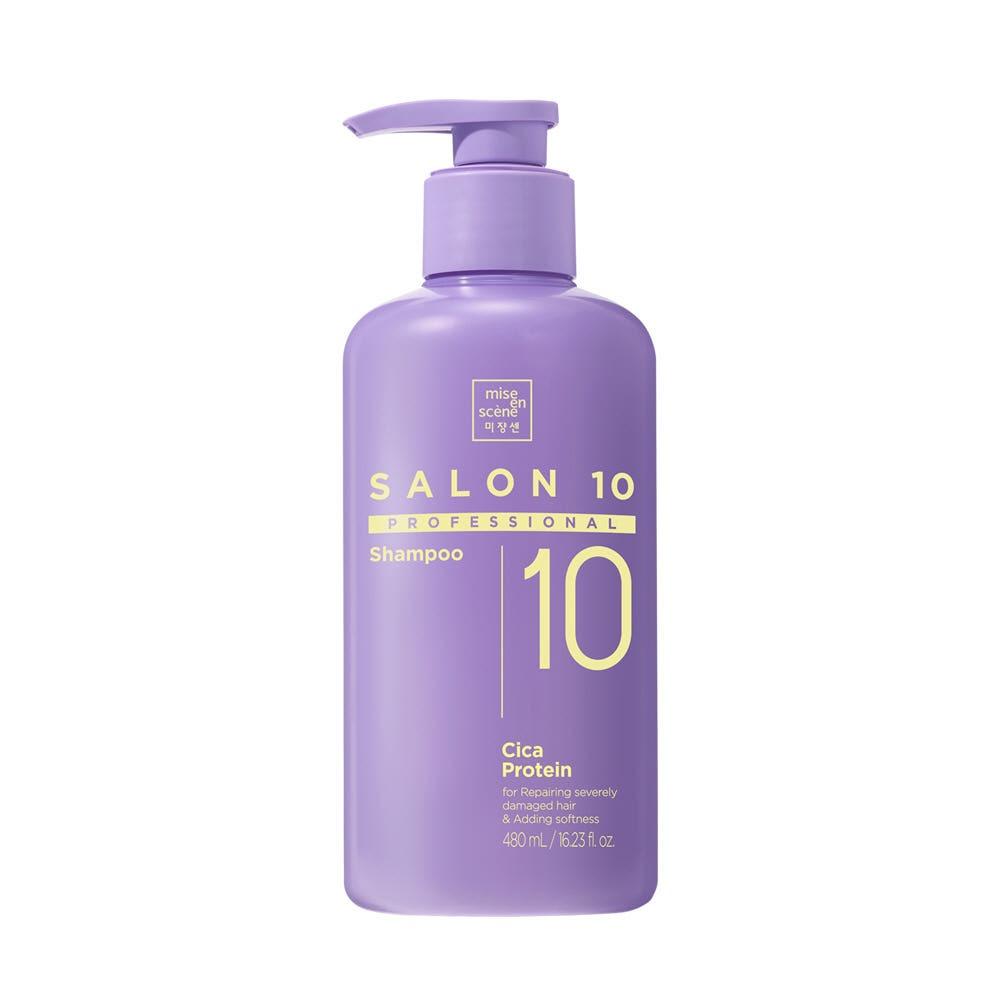 Mise en Scene Salon 10 Professional Cica Protein Shampoo for Damaged Hair 480ml