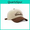 Baseball Colorblock Cord Cap Stickerei Für Kpop Frauen Wintermütze Baumwolle Snapback Herren Baseballkappe Sonnenhut