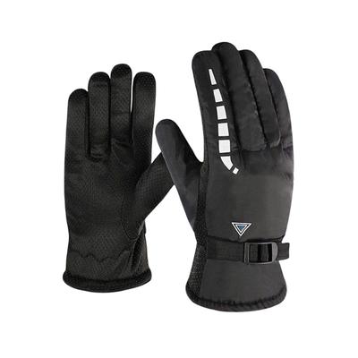 2Pcs Warm Gloves Women Men Brushed Sweatproof Riding Electric Flip Bikes Glove Winter Anti Outdoor Snowboard Mittens